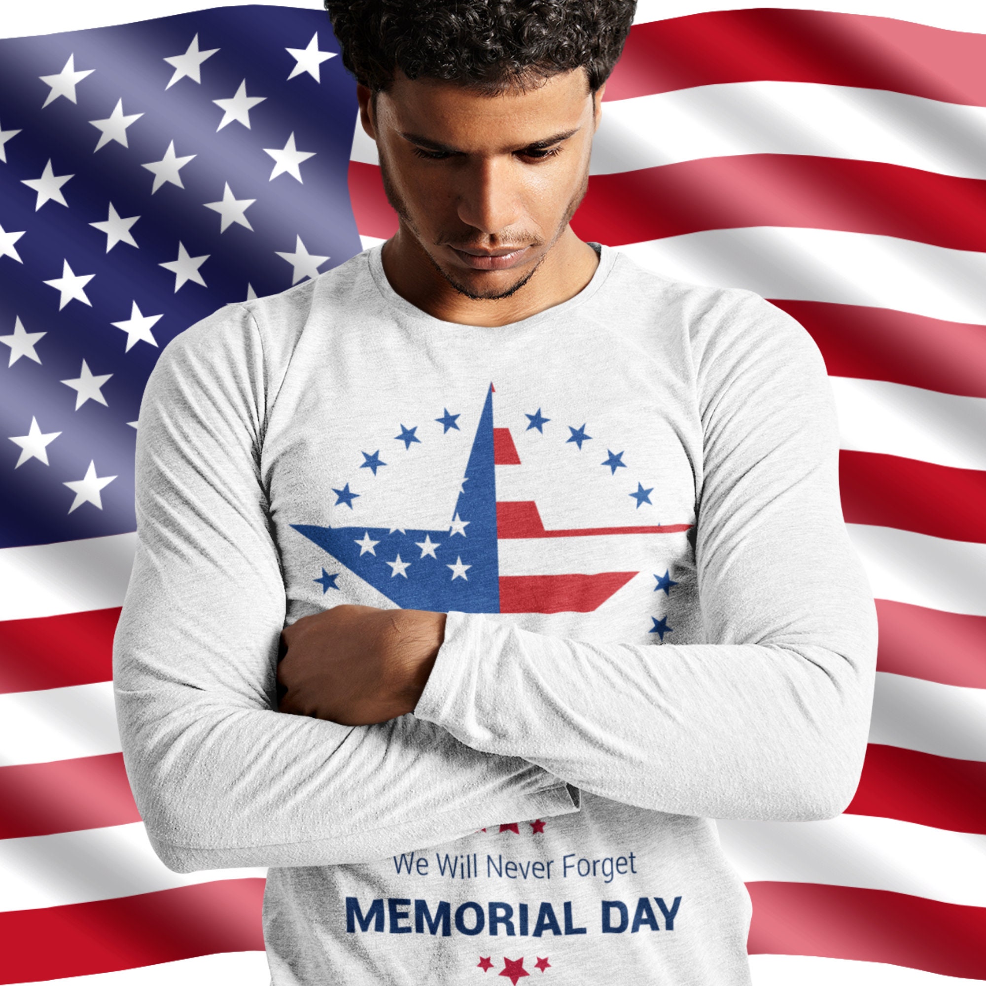 We Will Never Forget Memorial Day Unisex T-Shirt We Will Never Forget Memorial Day Unisex T-Shirt