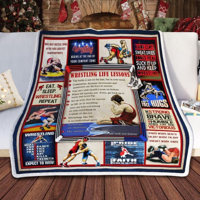 Wrestling Life Lessons Premium Comfy Sofa Throw Blanket Wrestling Life Lessons Premium Comfy Sofa Throw Blanket