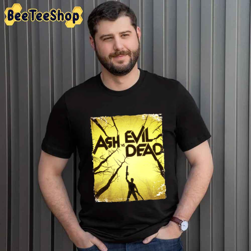 Yellow Sky Ash vs Evil Dead Unisex T-Shirt Yellow Sky Ash vs Evil Dead Unisex T-Shirt