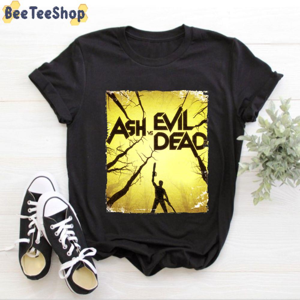 Yellow Sky Ash vs Evil Dead Unisex T-Shirt Yellow Sky Ash vs Evil Dead Unisex T-Shirt