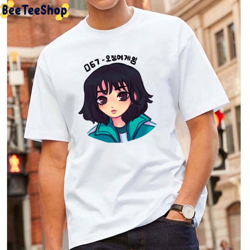 067 Sae Byeok Fanart Squid Game Netflix Unisex T-Shirt 067 Sae Byeok Fanart Squid Game Netflix Unisex T-Shirt