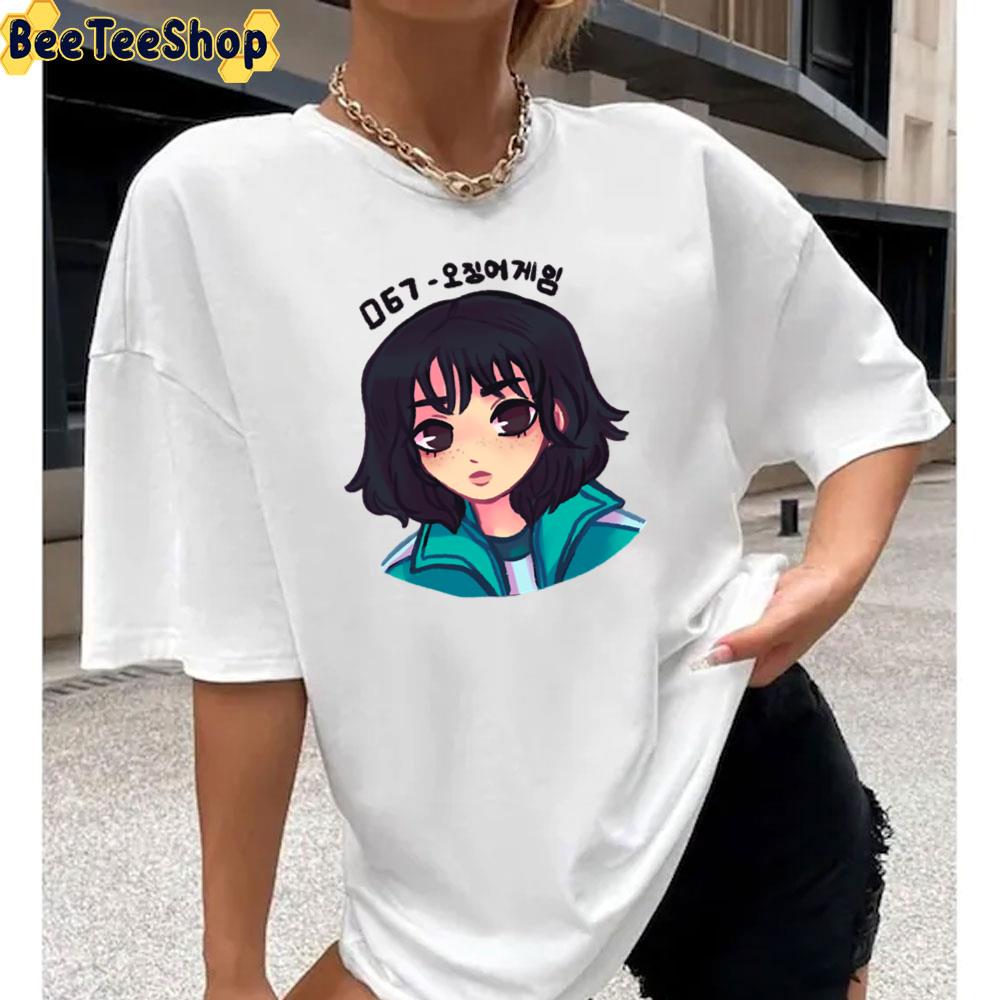 067 Sae Byeok Fanart Squid Game Netflix Unisex T-Shirt 067 Sae Byeok Fanart Squid Game Netflix Unisex T-Shirt