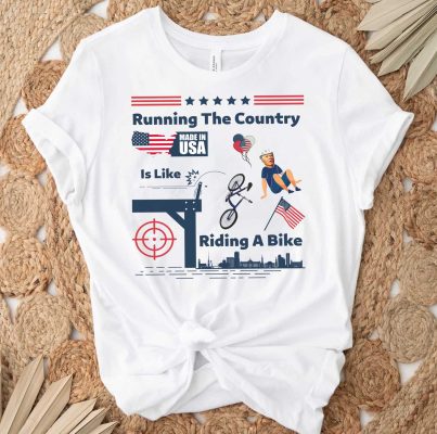 Running The Country Is Like Riding A Bike Biden Bike Unisex T-Shirt Running The Country Is Like Riding A Bike Biden Bike Unisex T-Shirt