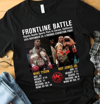 Mike Tyson Vs Roy Jones Jr Unisex T-Shirt Mike Tyson Vs Roy Jones Jr Unisex T-Shirt