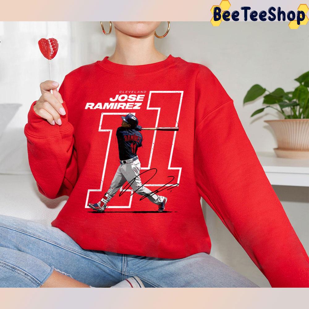 11 Jose Ramirez Offset Cleveland Indians Baseball Unisex T-Shirt 11 Jose Ramirez Offset Cleveland Indians Baseball Unisex T-Shirt