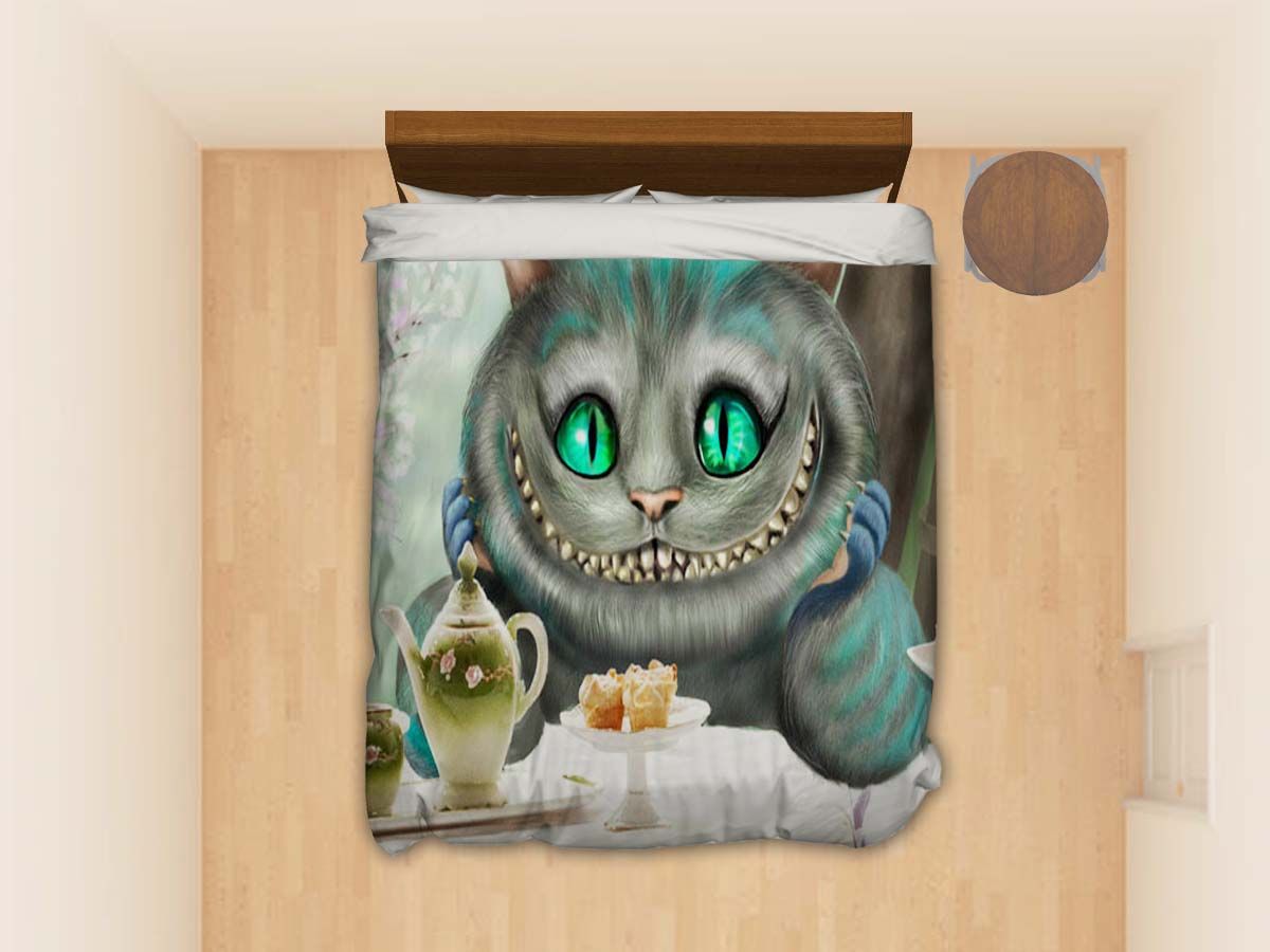 3d Cheshire Cat Alice In Wonderland Bedding Set 3d Cheshire Cat Alice In Wonderland Bedding Set
