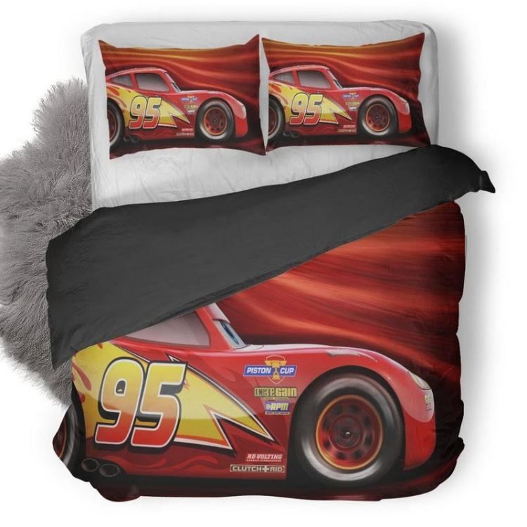 3d Disney Cars Lightning Mcqueen Bedding Set 3d Disney Cars Lightning Mcqueen Bedding Set