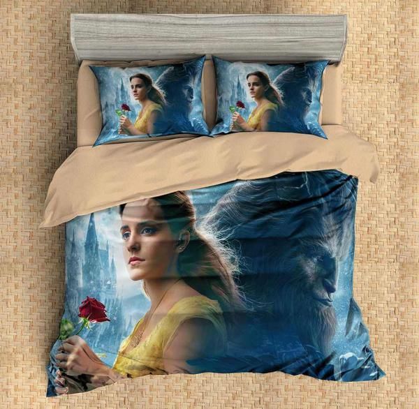 3d Printed Beauty And The Beast Musical Romantic Movie Bedding Set 3d Printed Beauty And The Beast Musical Romantic Movie Bedding Set