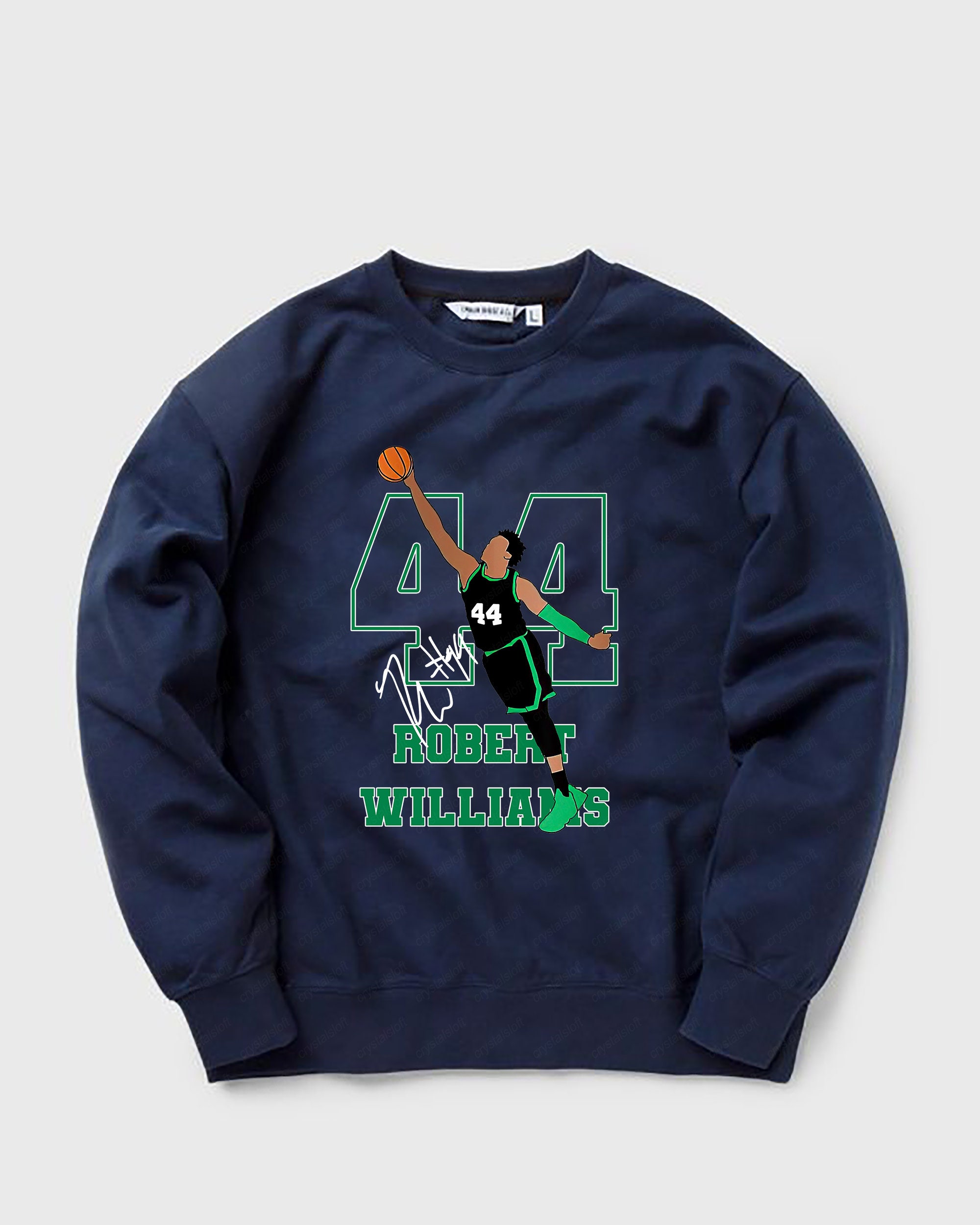 44 Robert Williams Iii Crewneck Boston Celtics Basketball Unisex Sweatshirt 44 Robert Williams Iii Crewneck Boston Celtics Basketball Unisex Sweatshirt