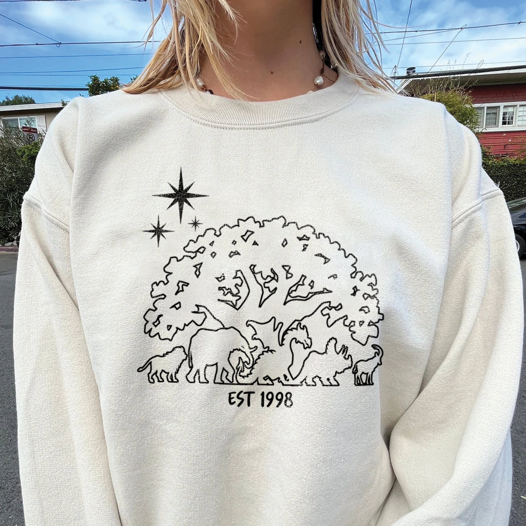 50th Anniversary Theme Park Animal Kingdo Est 1998 Unisex Sweatshirt 50th Anniversary Theme Park Animal Kingdo Est 1998 Unisex Sweatshirt