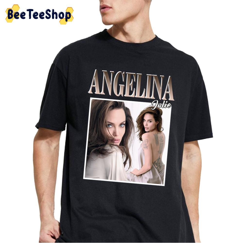 80's Vintage Art Angelina Jolie Unisex T-Shirt 80's Vintage Art Angelina Jolie Unisex T-Shirt