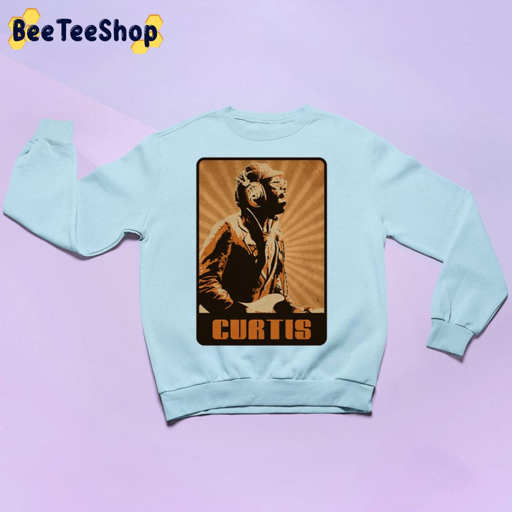 80's Vintage Art Curtis Mayfield Unisex Sweathirt 80's Vintage Art Curtis Mayfield Unisex Sweathirt