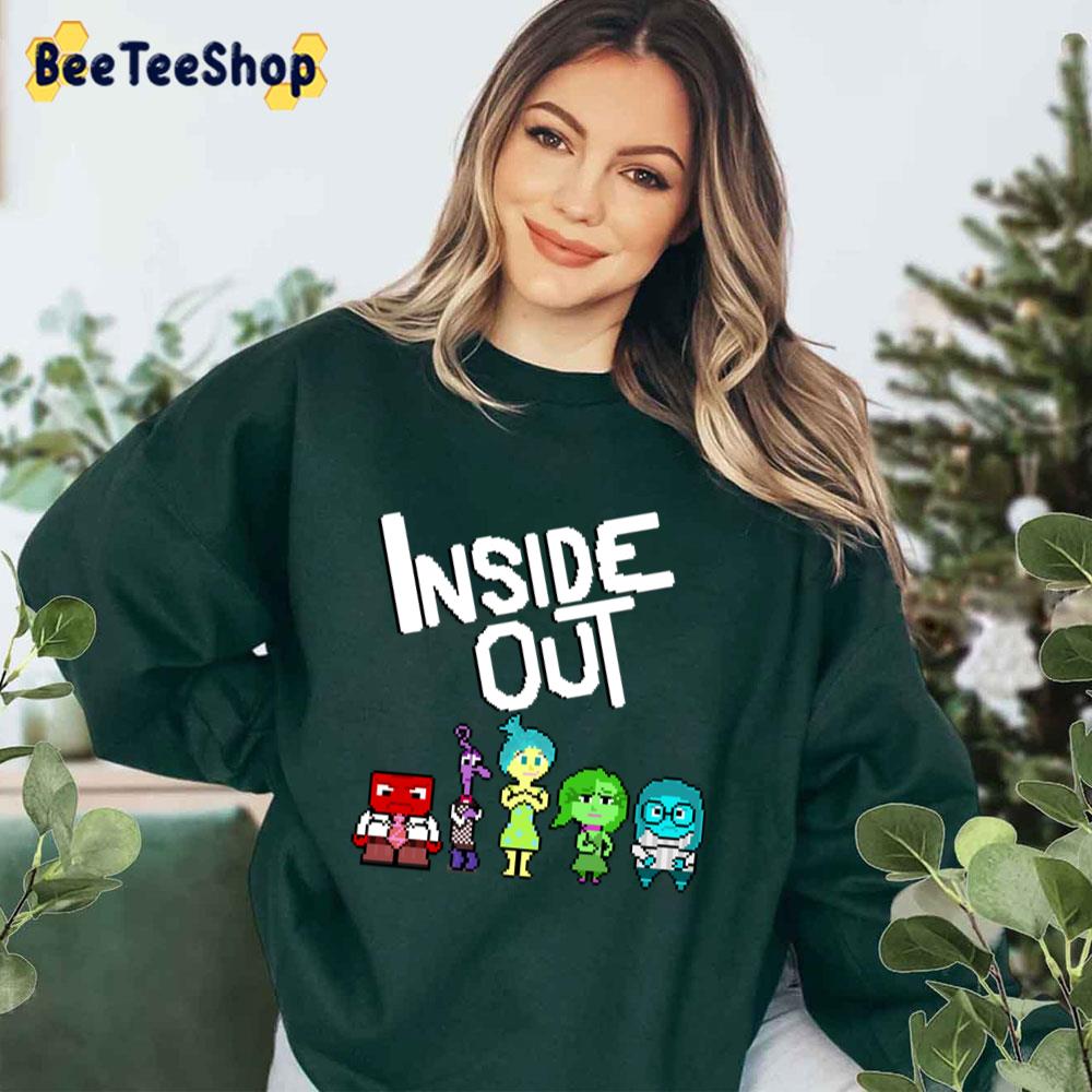 8-Bit Characters Inside Out Moive Unisex T-Shirt 8-Bit Characters Inside Out Moive Unisex T-Shirt