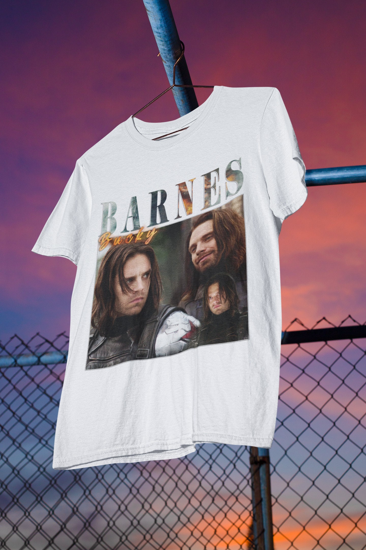 90's Vintage Art Bucky Barnes Winter Soldier Unisex T-Shirt 90's Vintage Art Bucky Barnes Winter Soldier Unisex T-Shirt