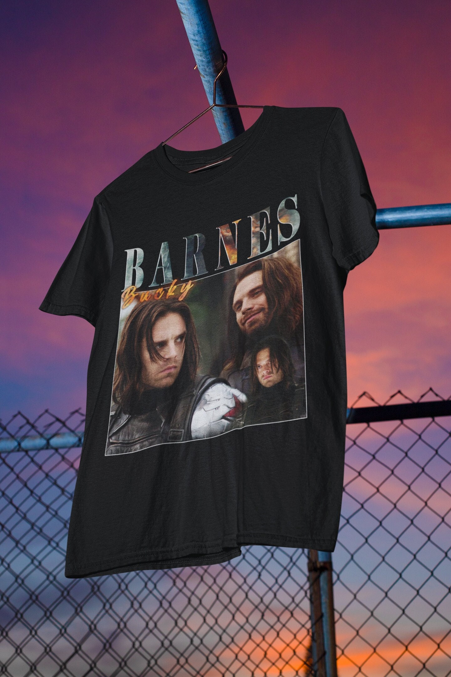 90's Vintage Art Bucky Barnes Winter Soldier Unisex T-Shirt 90's Vintage Art Bucky Barnes Winter Soldier Unisex T-Shirt