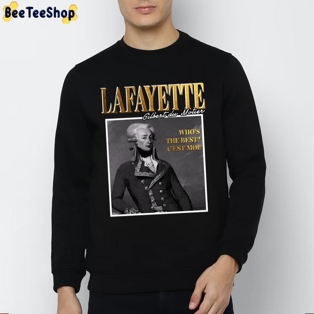 90's Vintage Art Lafayette Gilbert Du Motier Unisex T-Shirt 90's Vintage Art Lafayette Gilbert Du Motier Unisex T-Shirt
