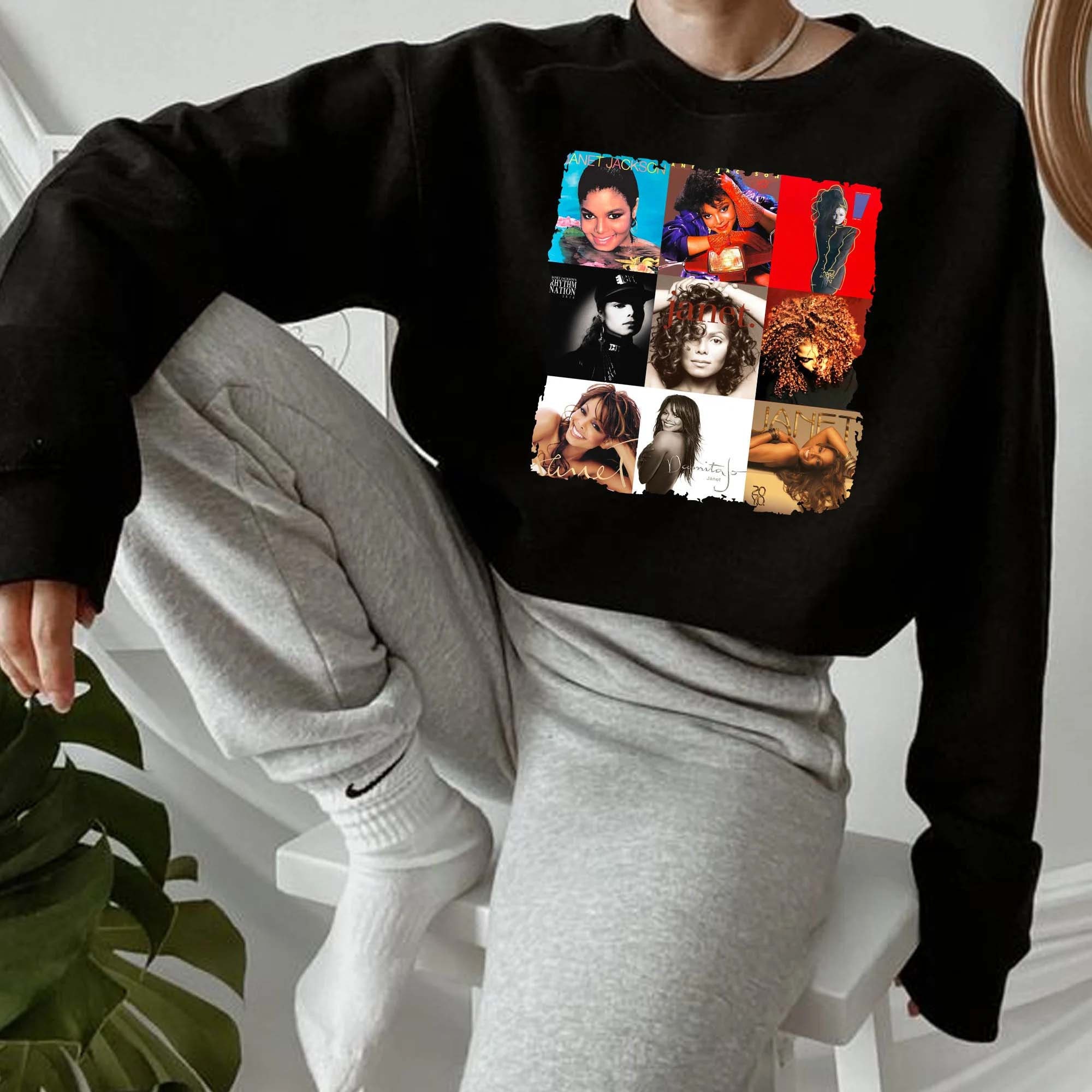 90's Vintage Janet Jackson Unisex Sweatshirt 90's Vintage Janet Jackson Unisex Sweatshirt