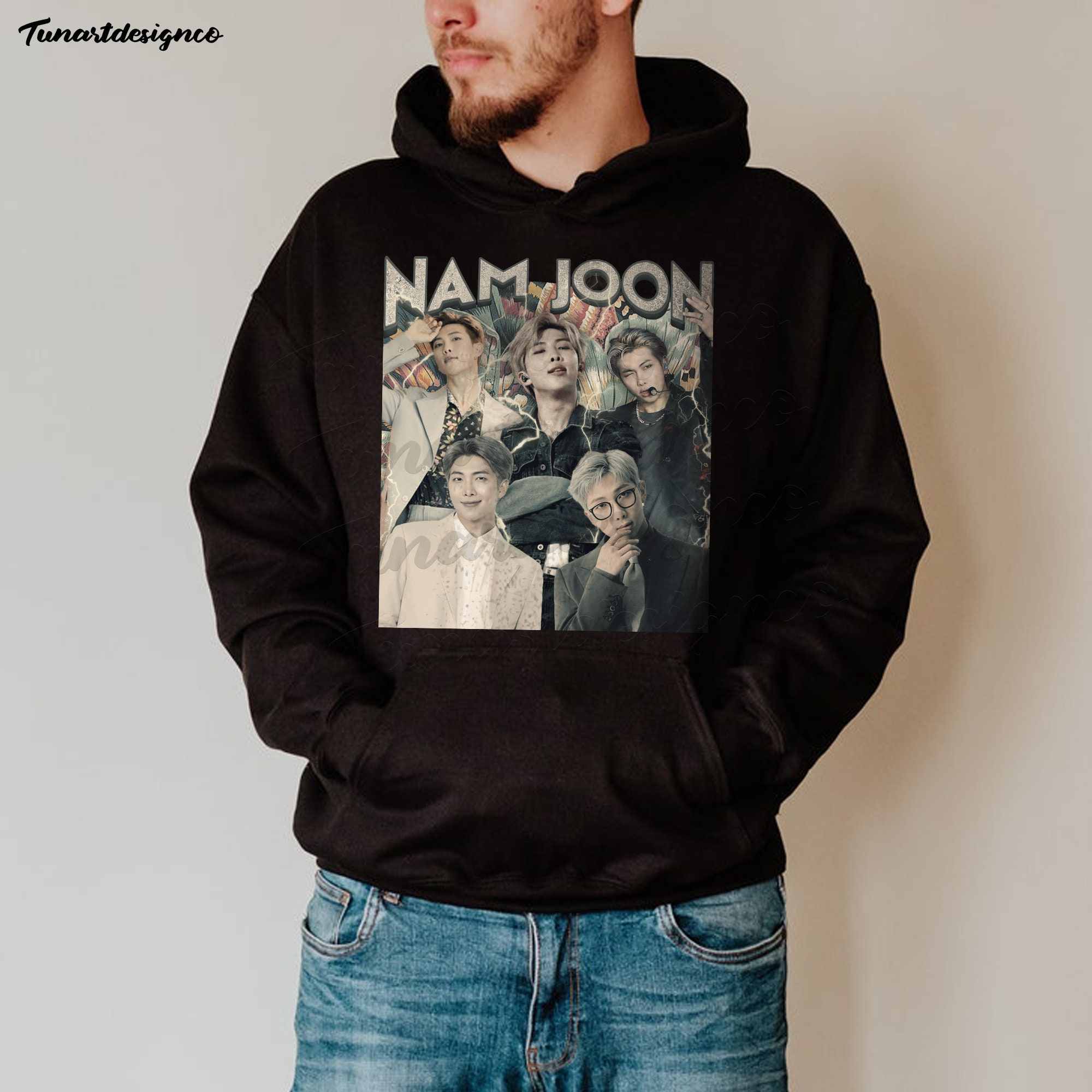 90's Vintage Kim Nam Joon Bts Korean Music Pop Fan Unisex T-Shirt 90's Vintage Kim Nam Joon Bts Korean Music Pop Fan Unisex T-Shirt