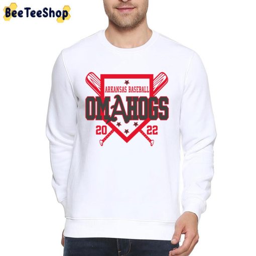 Arkansas Baseball Omahogs 2022 Vintage Art Unisex T-Shirt