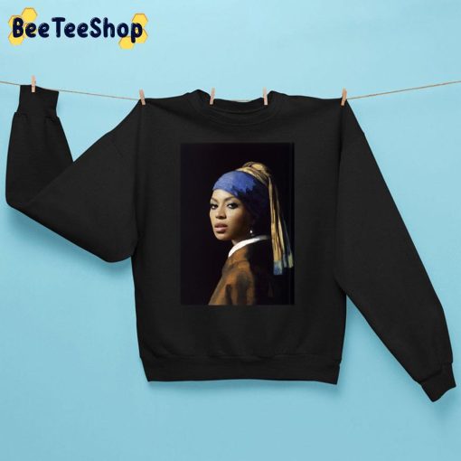 Beyoncé With A Pearl Earring Beyoncé Renaissance Art Unisex Sweatshirt