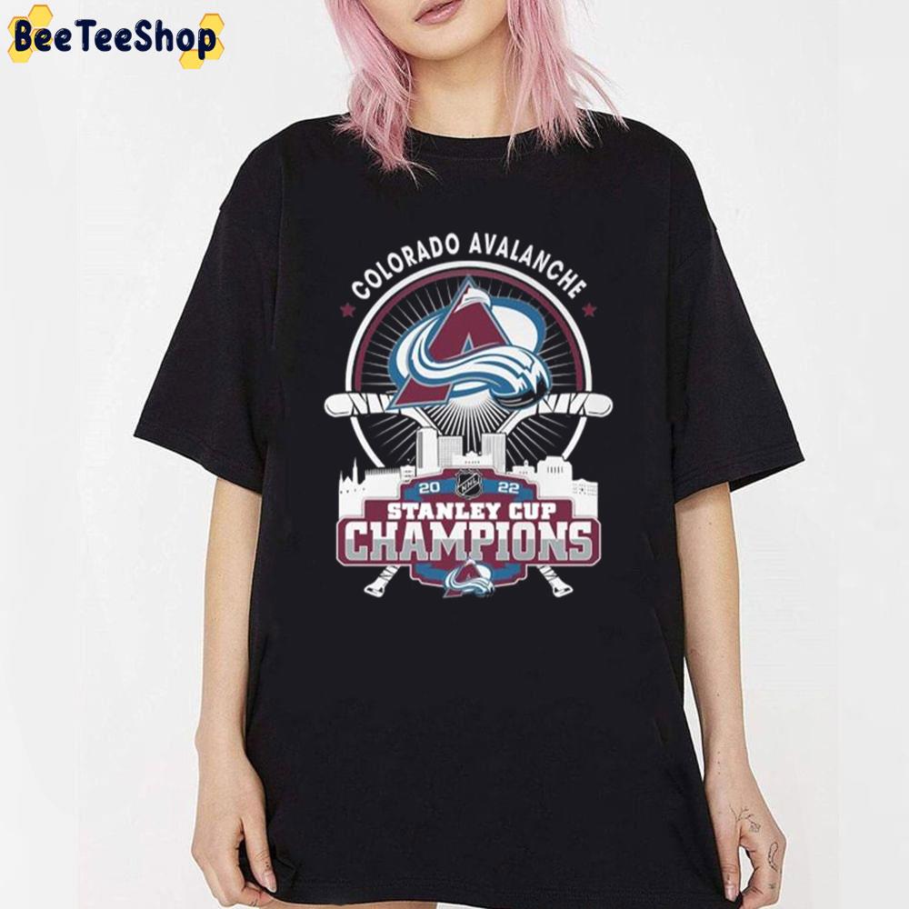 Colorado Avalanche Hockey 2022 NHL Stanley Cup Finals Champions Unisex T-Shirt Colorado Avalanche Hockey 2022 NHL Stanley Cup Finals Champions Unisex T-Shirt