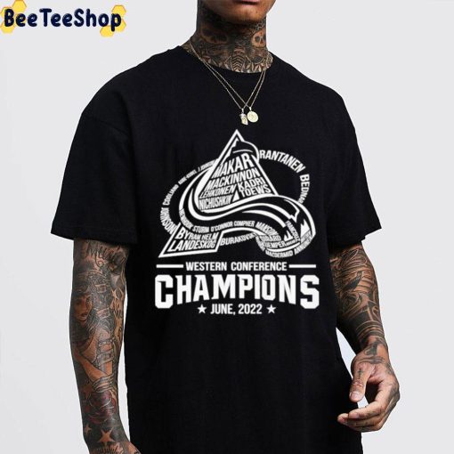 Colorado Avalanche Western Conference Champions June 2022 Unisex T-Shirt
