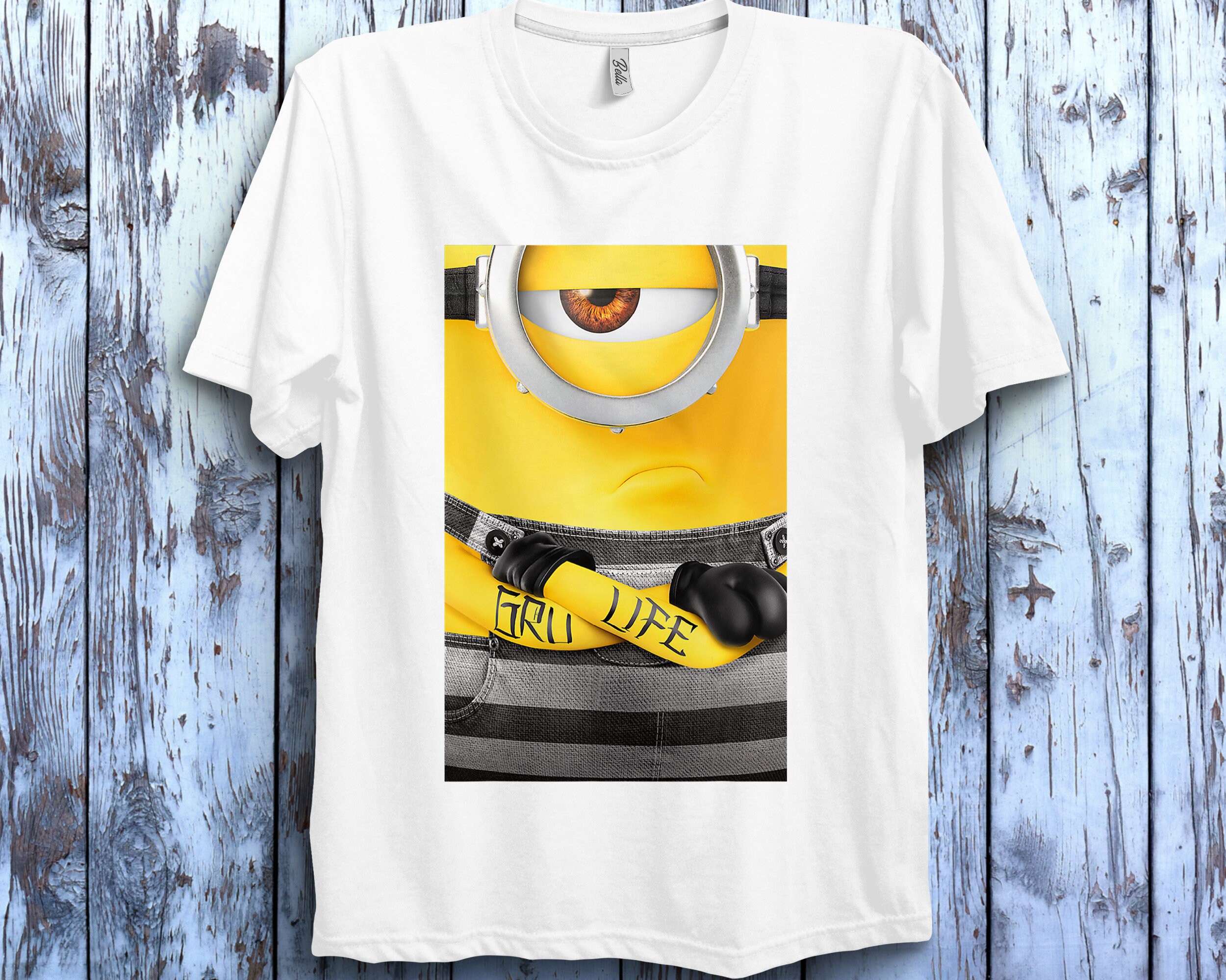 Despicable Me Minions Gru Life Tattoo The Rise Of Gru Graphic Unisex T-Shirt Despicable Me Minions Gru Life Tattoo The Rise Of Gru Graphic Unisex T-Shirt