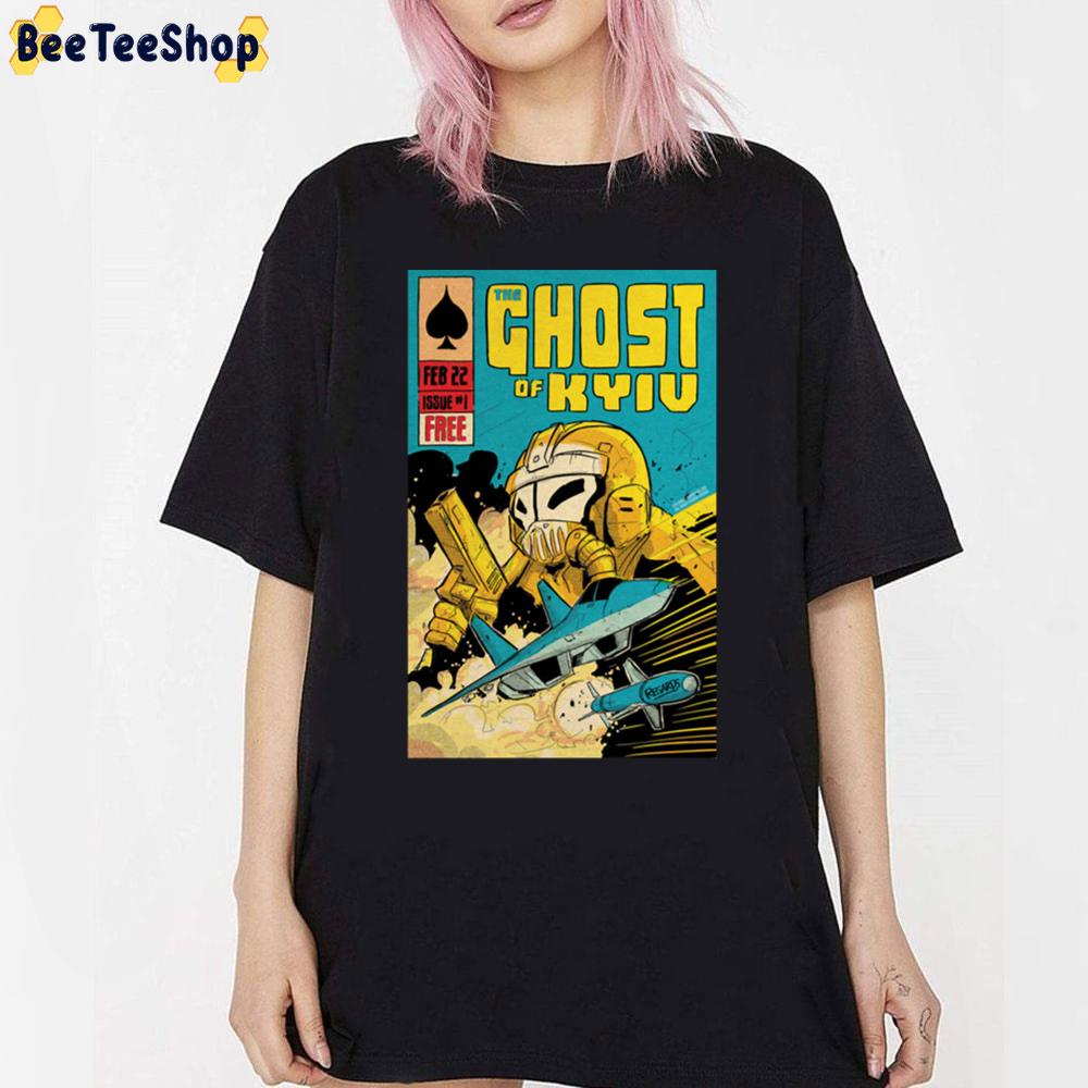 Ghost Of Kyiv Free Ukraine Unisex T-Shirt Ghost Of Kyiv Free Ukraine Unisex T-Shirt