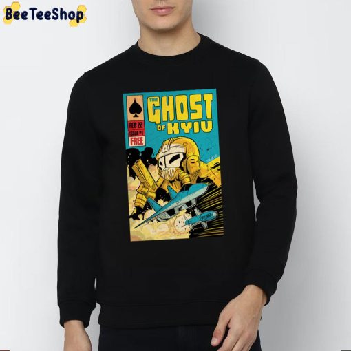 Ghost Of Kyiv Free Ukraine Unisex T-Shirt