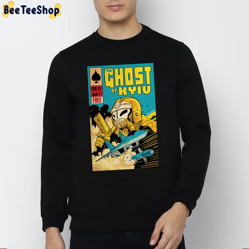 Ghost Of Kyiv Free Ukraine Unisex T-Shirt Ghost Of Kyiv Free Ukraine Unisex T-Shirt