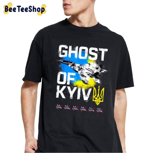 Ghost Of Kyiv Ukraine Fighter Unisex T-Shirt