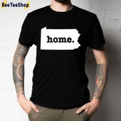 Home TShirt Shark Tank Pennsylvania State Map Unisex T-Shirt