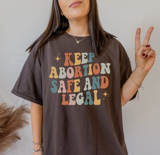 Keep Abortion Safe And Legal Pro Choice 1973 Retro Feminist Unisex T-Shirt