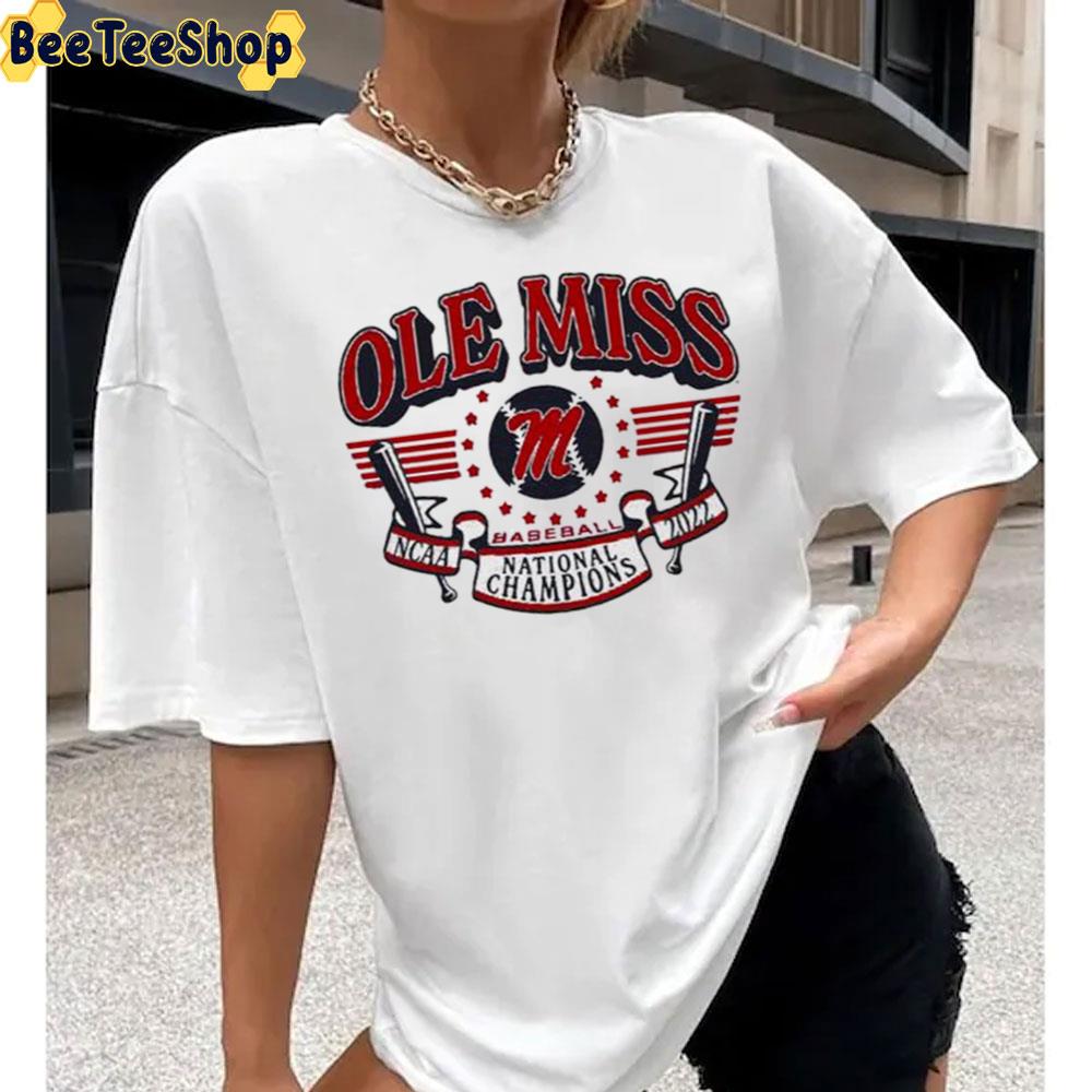 NCAA 2022 Ole Miss National Champions Baseball Unisex T-Shirt NCAA 2022 Ole Miss National Champions Baseball Unisex T-Shirt