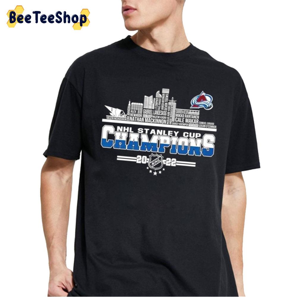 NHL Stanley Cup Champions 2022 Avalanche Hockey Unisex T-Shirt NHL Stanley Cup Champions 2022 Avalanche Hockey Unisex T-Shirt