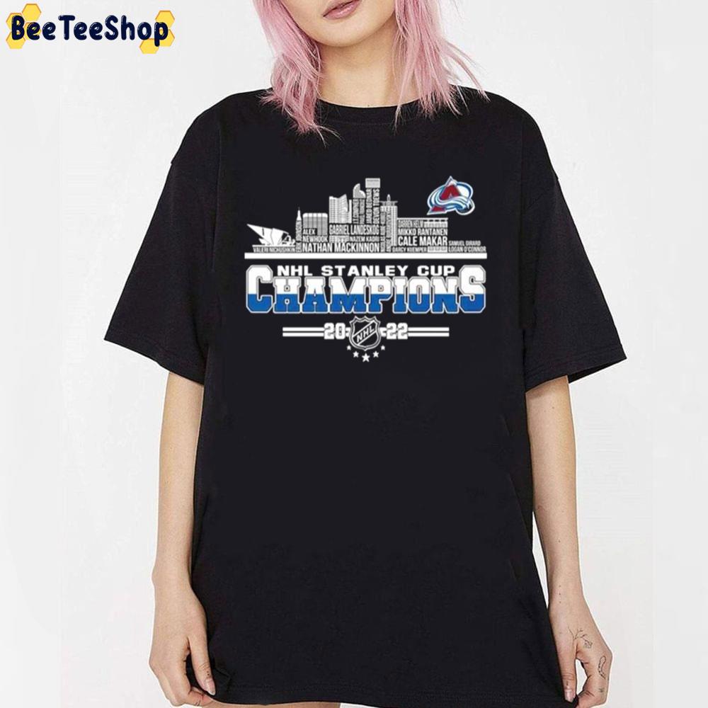 NHL Stanley Cup Champions 2022 Avalanche Hockey Unisex T-Shirt NHL Stanley Cup Champions 2022 Avalanche Hockey Unisex T-Shirt