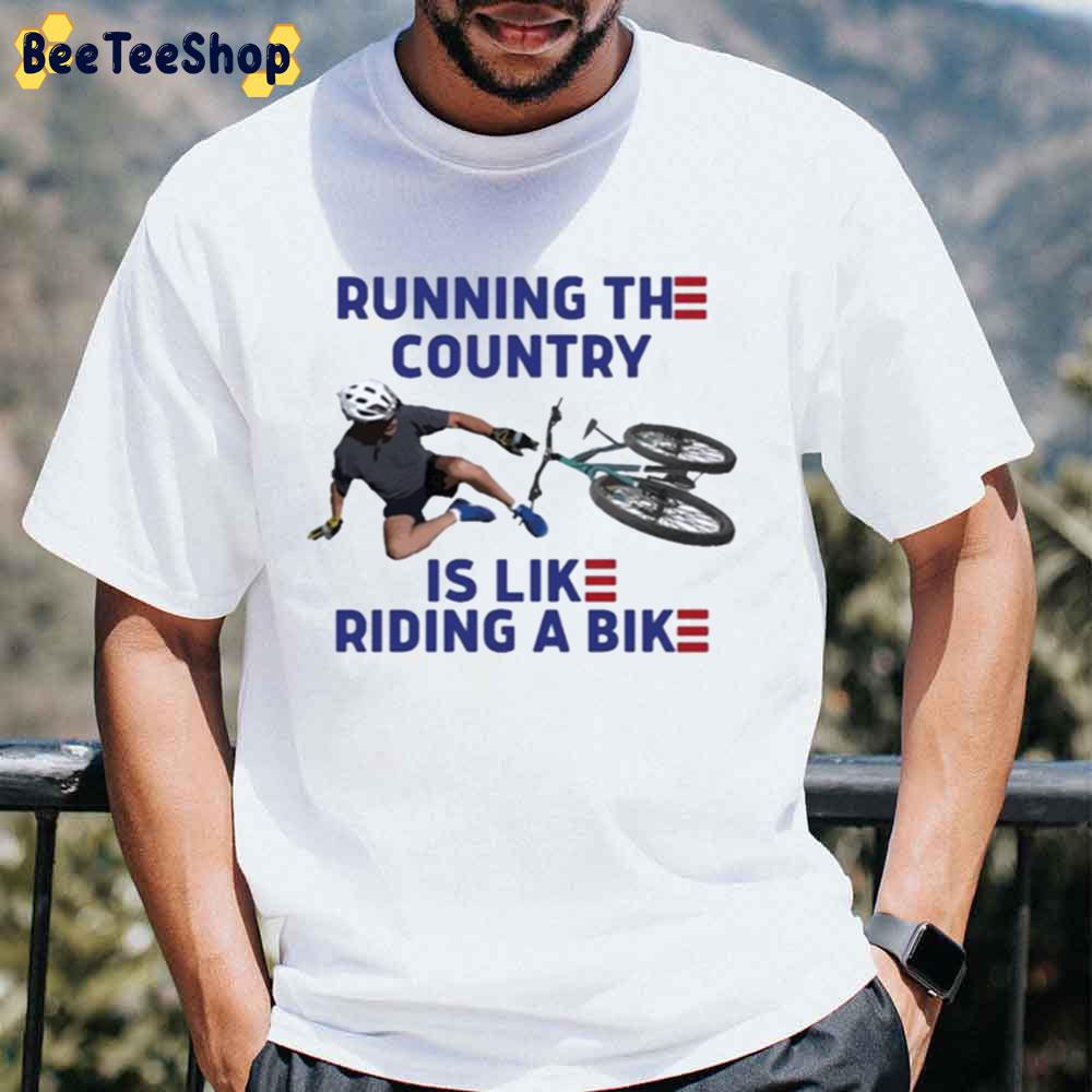 New Trending 2022 Running The Country Is Like Riding A Bike Joe Biden Unisex T-Shirt New Trending 2022 Running The Country Is Like Riding A Bike Joe Biden Unisex T-Shirt