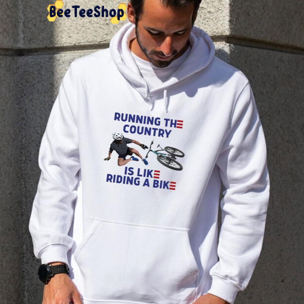 New Trending 2022 Running The Country Is Like Riding A Bike Joe Biden Unisex T-Shirt New Trending 2022 Running The Country Is Like Riding A Bike Joe Biden Unisex T-Shirt