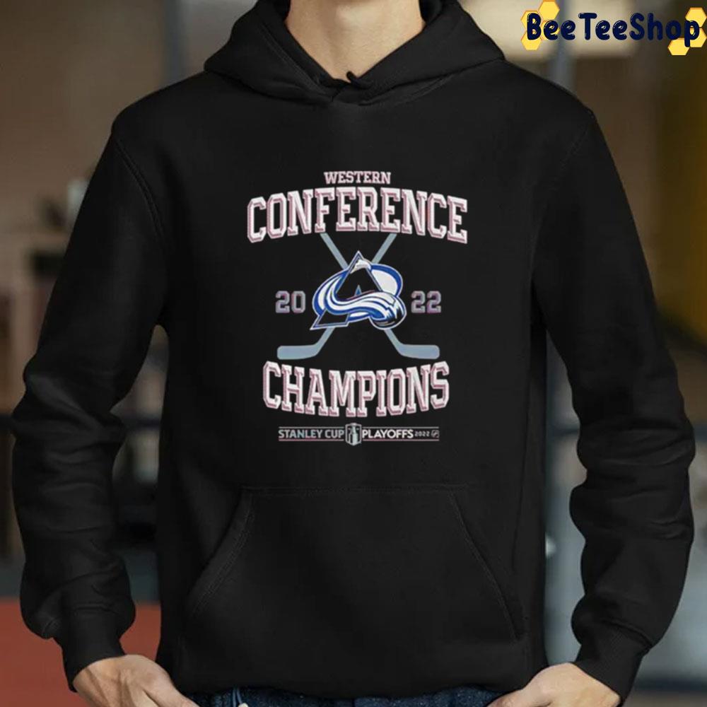 Western Conference Champions Stanley Cup Playoffs 2022 Unisex Hoodie Western Conference Champions Stanley Cup Playoffs 2022 Unisex Hoodie