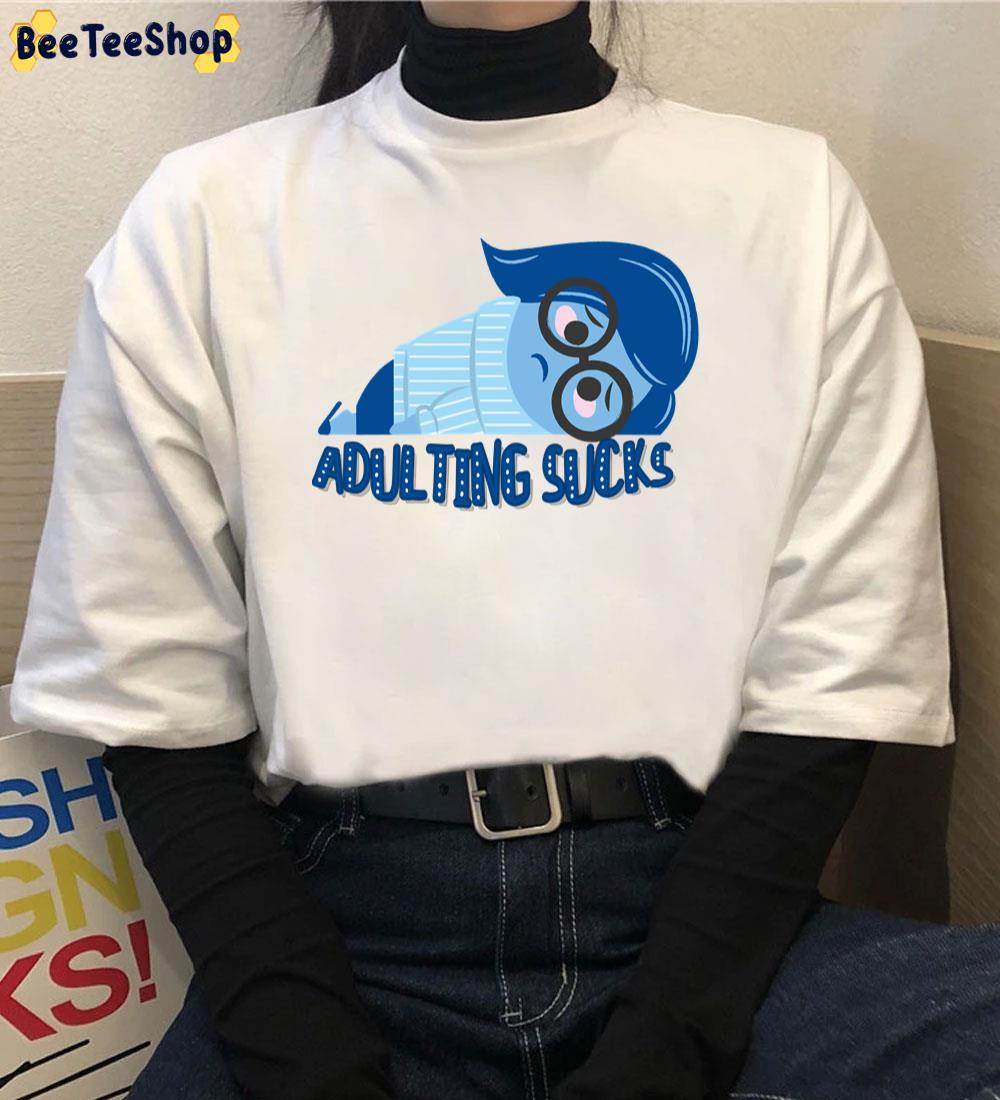 Adulting Sucks Sadness Inside Out Moive Unisex T-Shirt Adulting Sucks Sadness Inside Out Moive Unisex T-Shirt