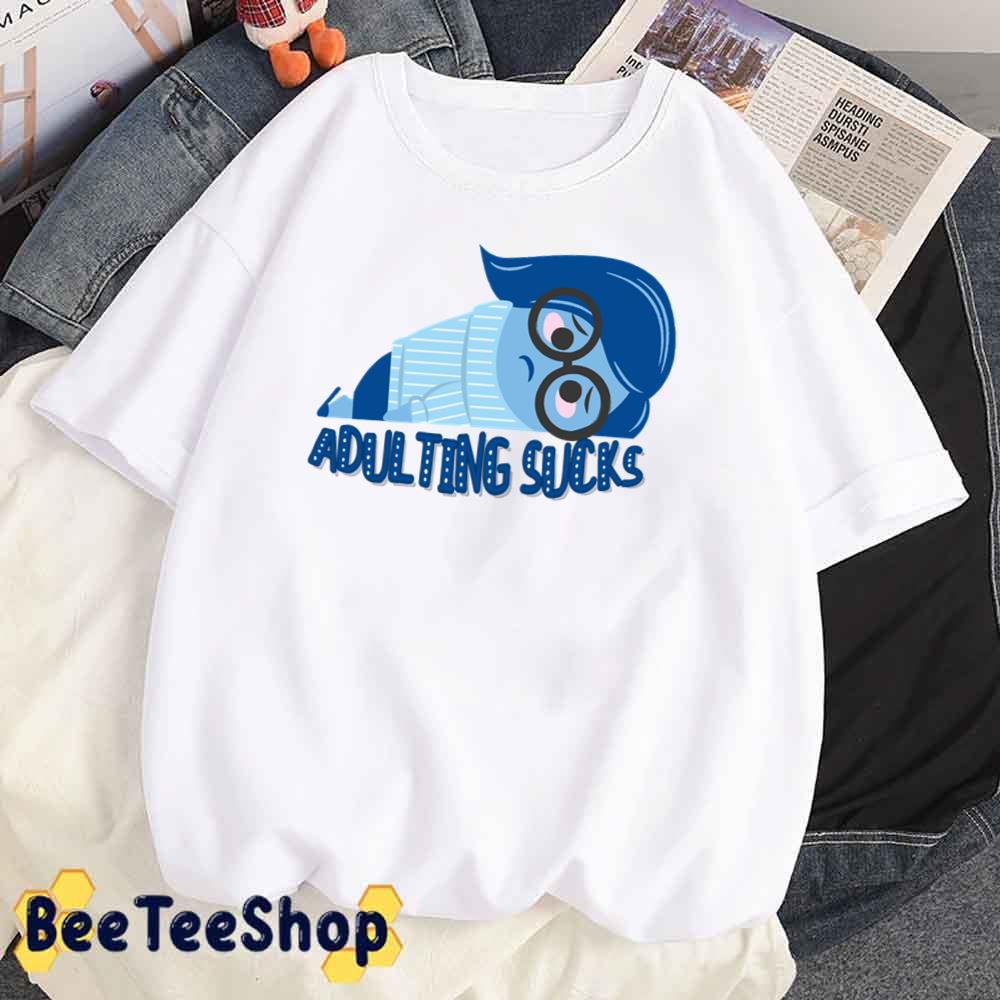 Adulting Sucks Sadness Inside Out Moive Unisex T-Shirt Adulting Sucks Sadness Inside Out Moive Unisex T-Shirt