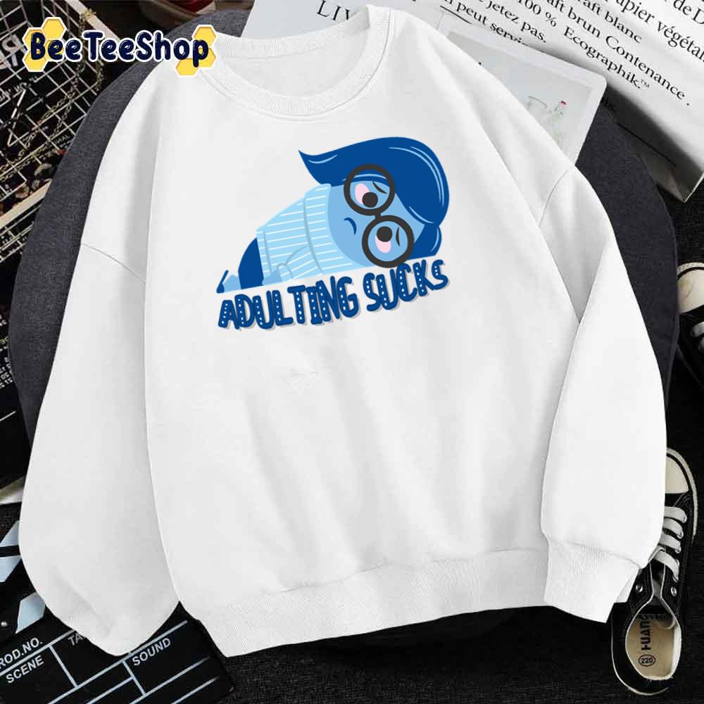 Adulting Sucks Sadness Inside Out Moive Unisex T-Shirt Adulting Sucks Sadness Inside Out Moive Unisex T-Shirt