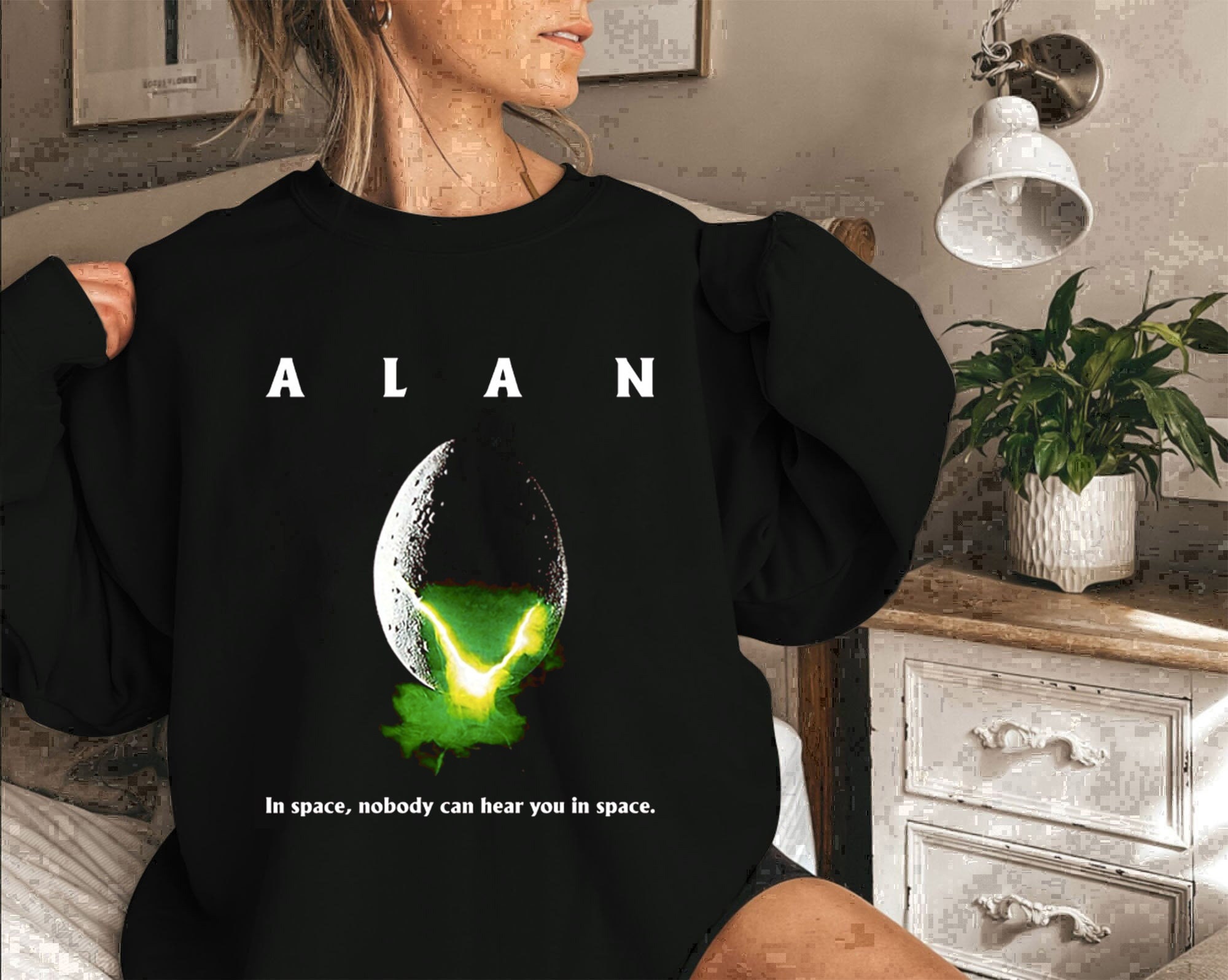 Alan In Space Nobody Can Hear You In Space Unisex T-Shirt Alan In Space Nobody Can Hear You In Space Unisex T-Shirt