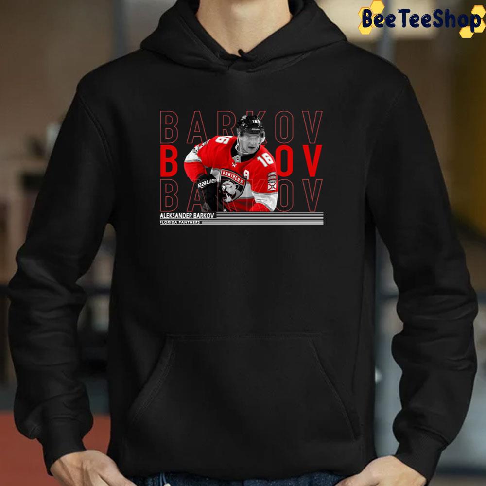 Aleksander Barkov Typography Florida Panthers Hockey Unisex T-Shirt Aleksander Barkov Typography Florida Panthers Hockey Unisex T-Shirt