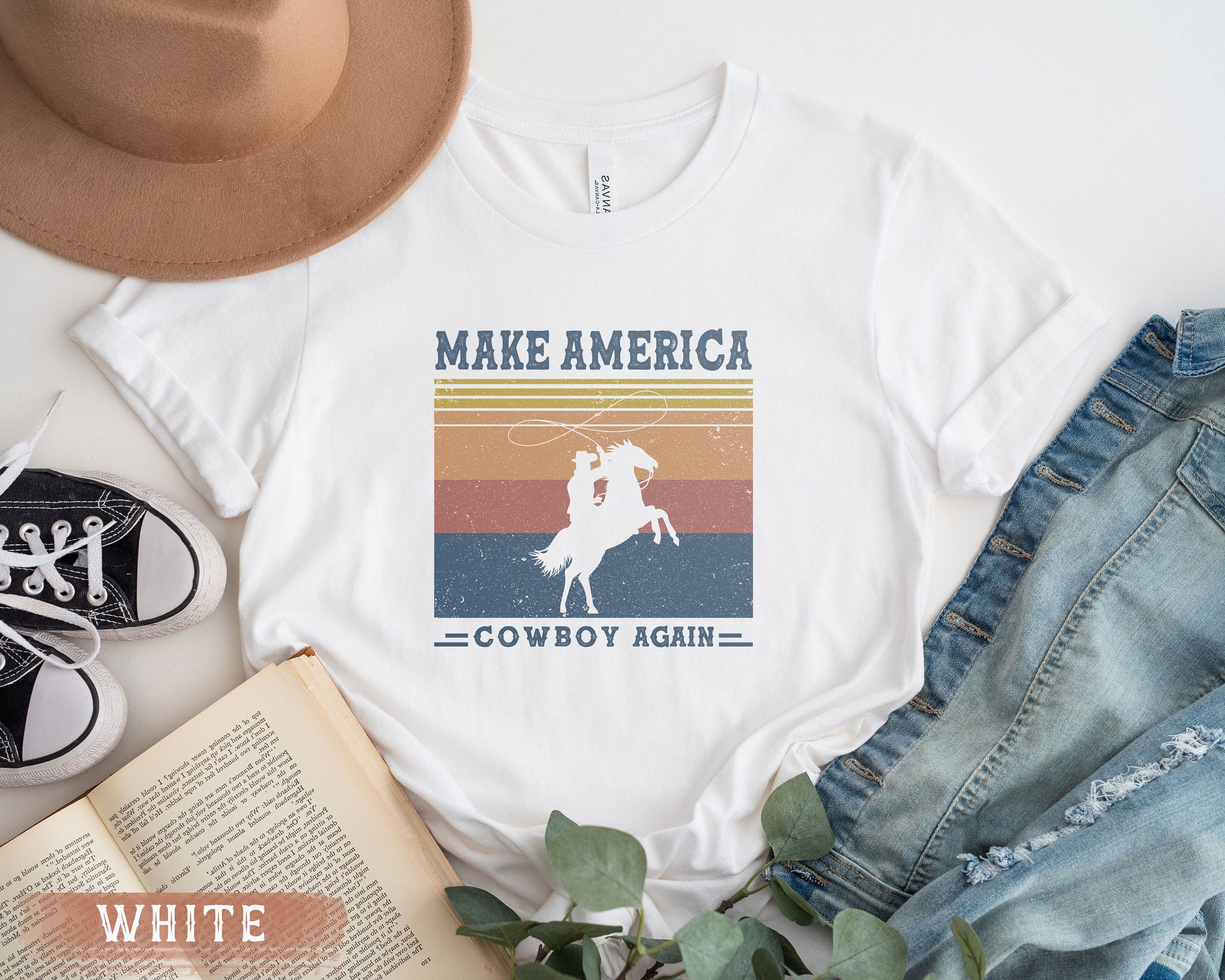 America Cowboy Make America Unisex Shirt