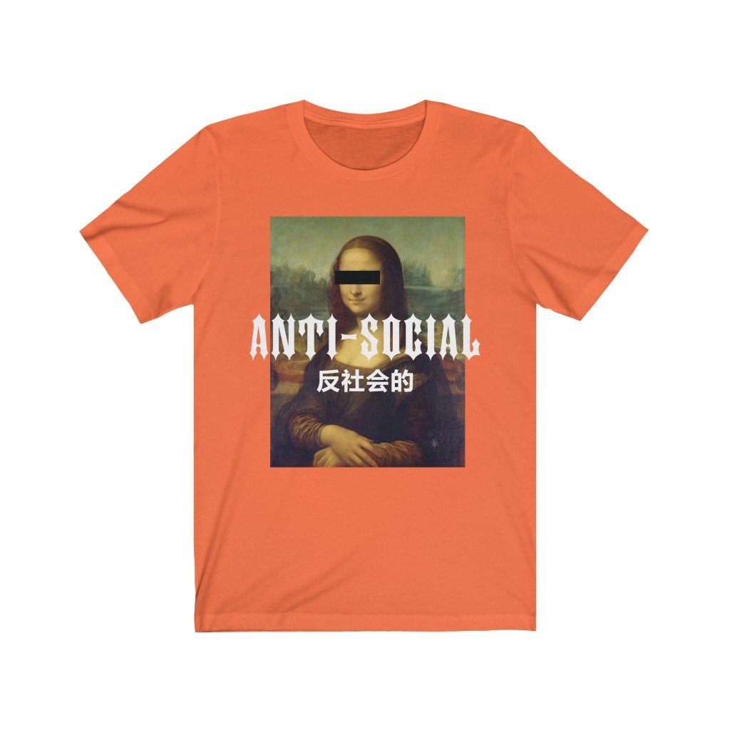 Anti Social Vaporwave Japanese Aesthetic Graphic Unisex T-Shirt Anti Social Vaporwave Japanese Aesthetic Graphic Unisex T-Shirt