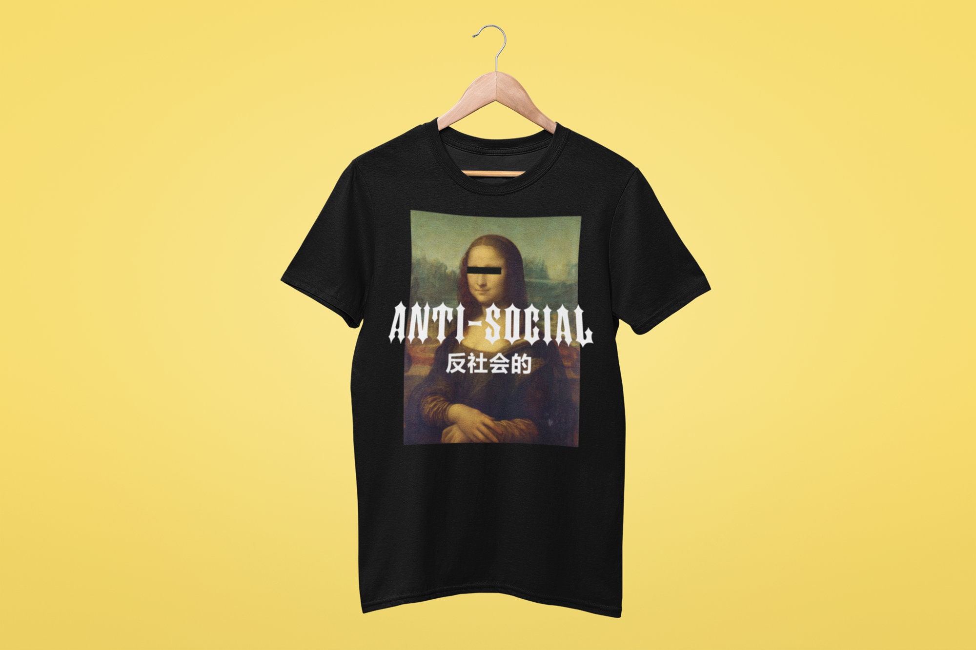 Anti Social Vaporwave Japanese Aesthetic Graphic Unisex T-Shirt Anti Social Vaporwave Japanese Aesthetic Graphic Unisex T-Shirt