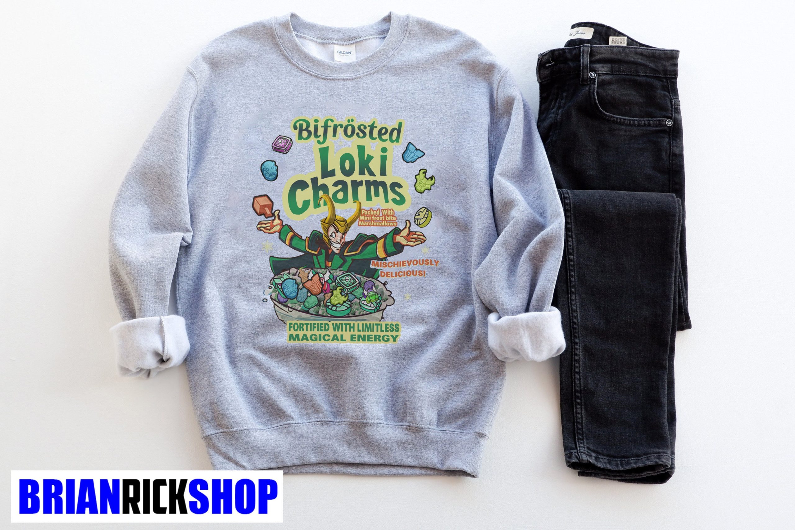 Art Bifroted Loki Charms Unisex Sweatshirt Art Bifroted Loki Charms Unisex Sweatshirt