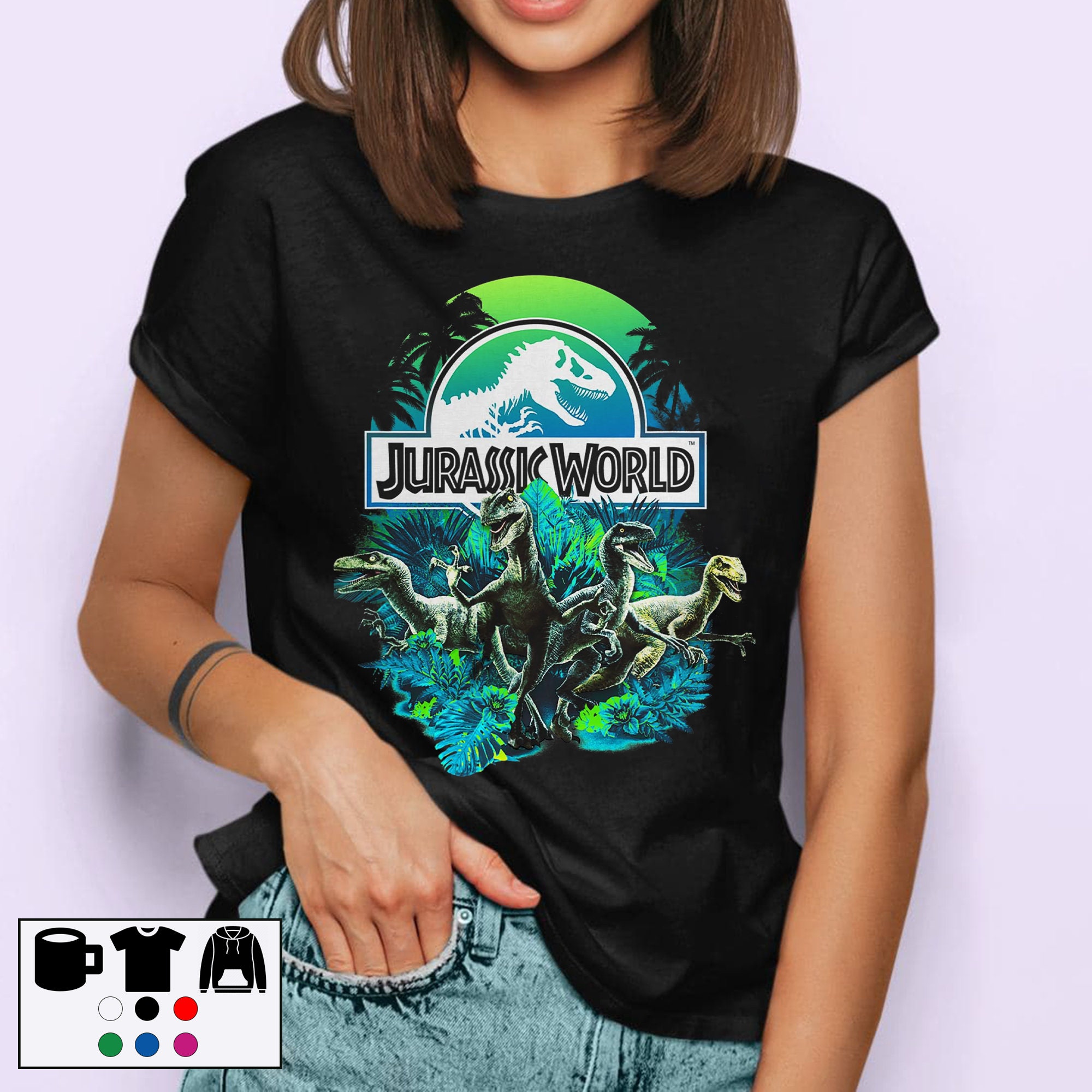 Art Jurassic World Dinosaur Unisex T-Shirt Art Jurassic World Dinosaur Unisex T-Shirt