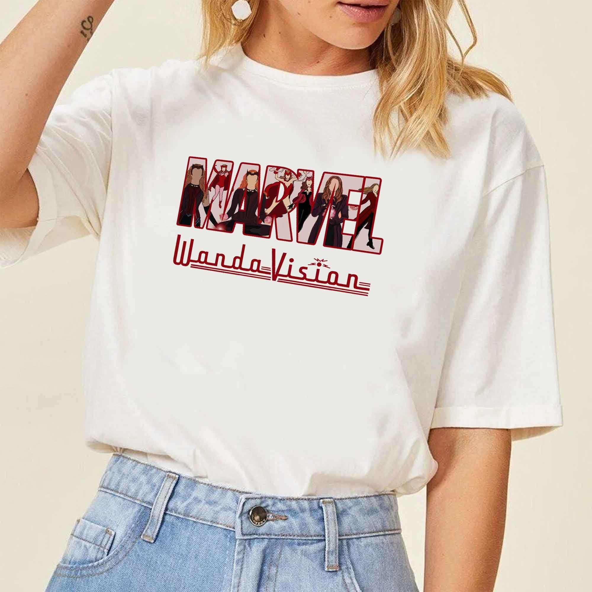 Art Marvel Wandavision Scarlet Witch Unisex T-Shirt Art Marvel Wandavision Scarlet Witch Unisex T-Shirt